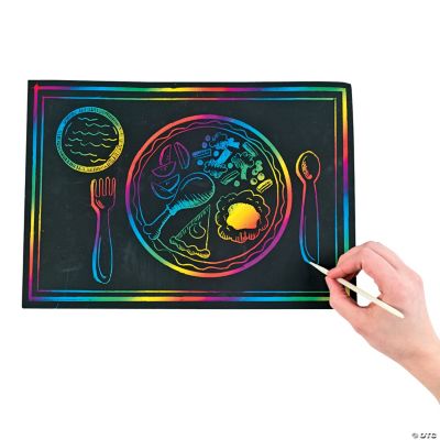 Large Magic Color Scratch Sheets
