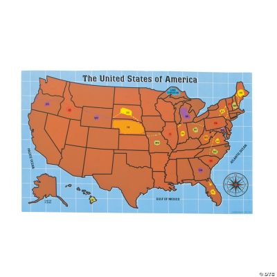 Magic Scratch & Reveal Map Worksheets