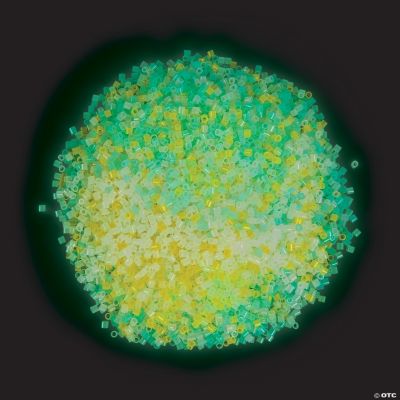Colored Glow-In-The-Dark Fuse Beads
