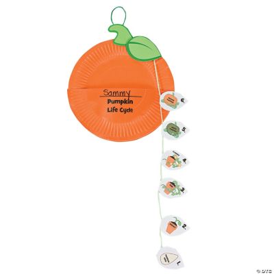 Paper Plate Pumpkin Life Cycle Craft Kit
