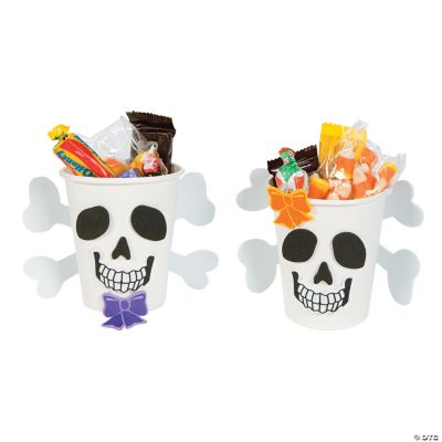 Skull Cup Treat Holder Craft Kit