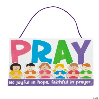 Pray Sign With Verse Craft Kit