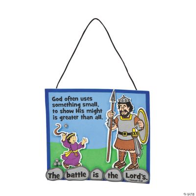 The Battle Is The Lord's Sign Craft Kit