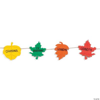 Thankful Leaf Banner Craft Kit