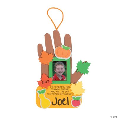 2012 Thanksgiving Handprint Photo Frame Keepsake Craft Kit