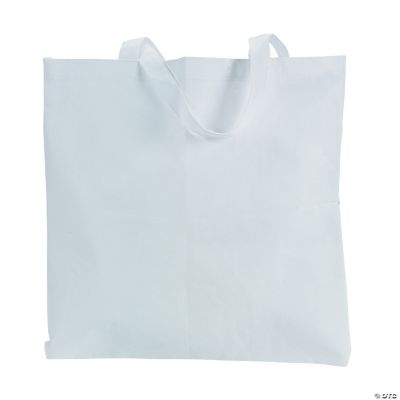 DIY White Tote Bags