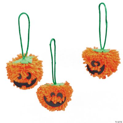 Fall Pumpkin Pom-Pom Ornament Craft Kit