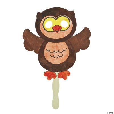 Color Your Own Owl Mask Craft Kit