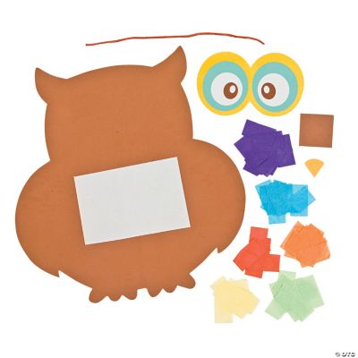 Tissue Paper Owl Craft Kit Oriental Trading Discontinued