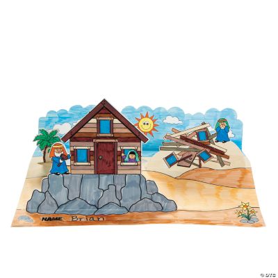 Color Your Own Wise & Foolish Builders Stand-Ups