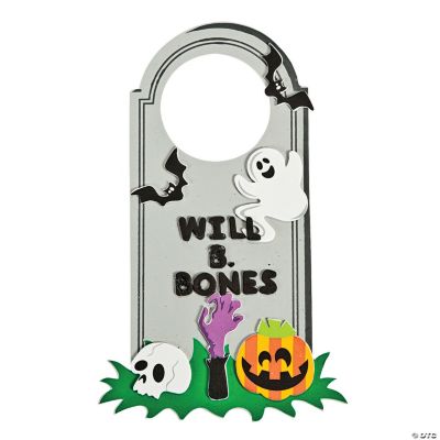 Tombstone Door Hanger Craft Kit