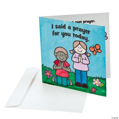 Color Your Own “A Prayer For You” Cards