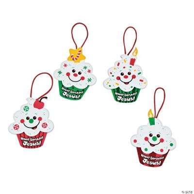 “Happy Birthday Jesus!” Cupcake Ornament Craft Kit