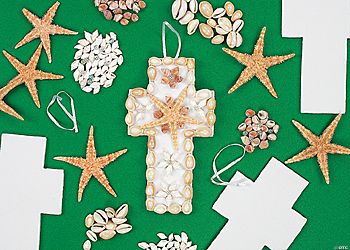Seashell Cross Decoration Craft Kit
