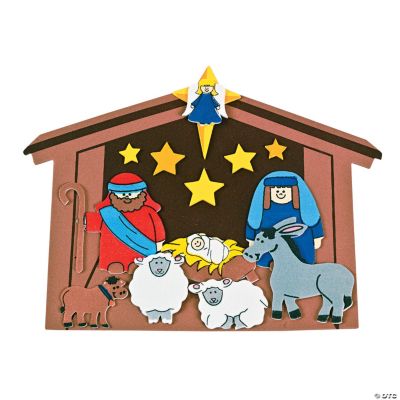 Christmas Manger Jumbo Shapes