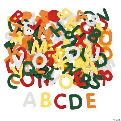Self-Adhesive Alphabet