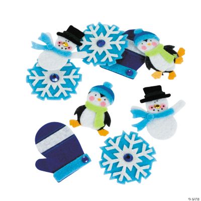 Self-Adhesive Winter Shapes
