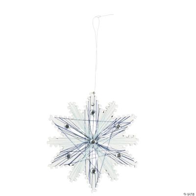 Snowflake String Art Ornament Craft Kit
