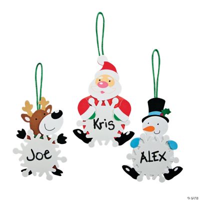 Character Snowflake Ornament Craft Kit