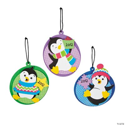 “2012” Penguin Ornament Craft Kit