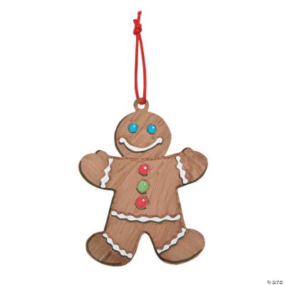 DIY Paper Gingerbread Ornament Craft Kit