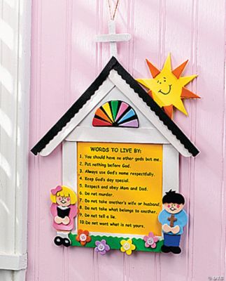 Ten Commandments For Kids Craft Kit