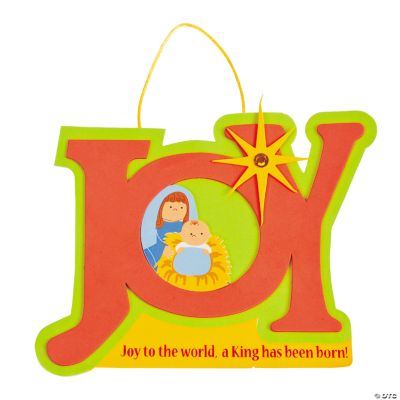 “Joy” Nativity Sign Craft Kit