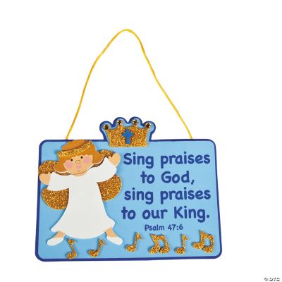 Sing For The King Sign Craft Kit