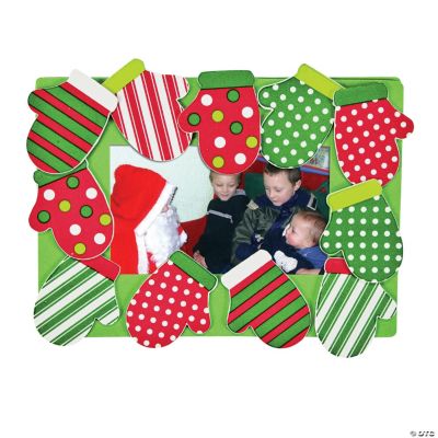 Mitten Photo Frame Magnet Craft Kit
