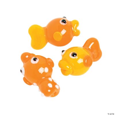 Goldfish Lampwork Beads