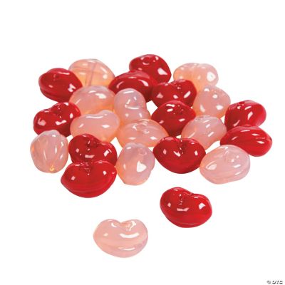 Lips Lampwork Beads