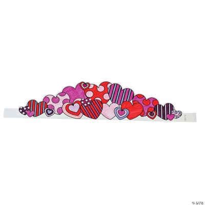 Color Your Own Valentine Crowns