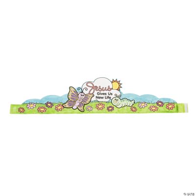 Color Your Own “Jesus Gives Us New Life” Crowns