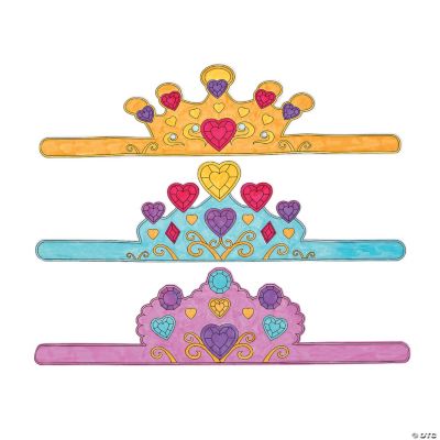 Color Your Own Heart Princess Tiaras