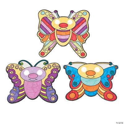 Color Your Own Butterfly Masks