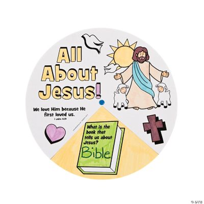 Color Your Own “All About Jesus!” Wheels
