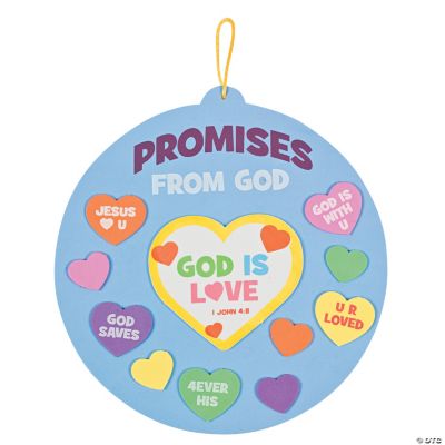 “Promises From God” Sign Craft Kit - Oriental Trading
