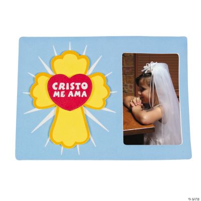 “Cristo Me Ama” Photo Frame Magnet Craft Kit