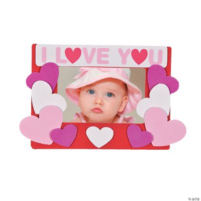 “I Love You” Photo Frame Magnet Craft Kit