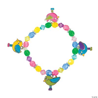 Spring Bird Charm Bracelet Craft Kit