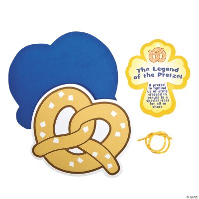 “The Legend of the Pretzel” Lent Ornament Craft Kit - Oriental Trading