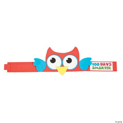 “100 Days Smarter” Owl Headband Craft Kit
