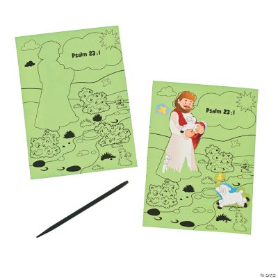 Scratch ’N Reveal “The Lord Is My Shepherd” Sheets