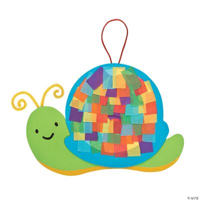 Colorful Snail Tissue Paper Craft Kit