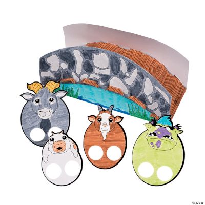 Color Your Own Billy Goats Gruff Story Craft Kit