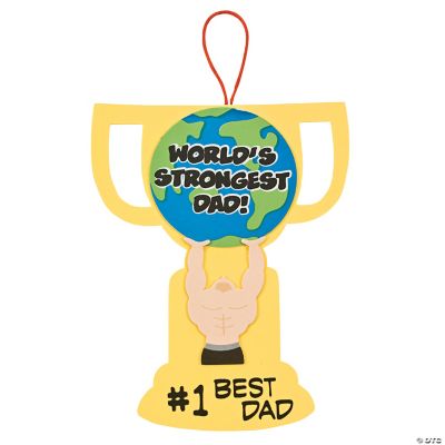 “World’s Strongest Dad” Sign Craft Kit