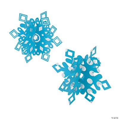 3D Magic Scratch Foil Snowflakes