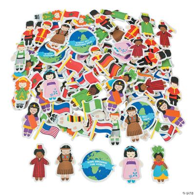 Kids Around The World Foam Shapes