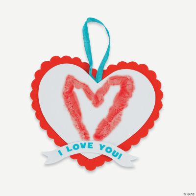 Heart Handprint Valentine Sign Craft Kit