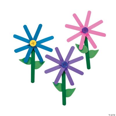 Craft Stick Flower Craft Kit